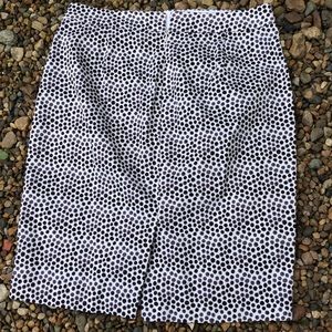 J .Crew dotted skirt,